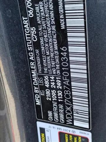 2010 Mercedes-Benz E-CLASS E 550 E 550