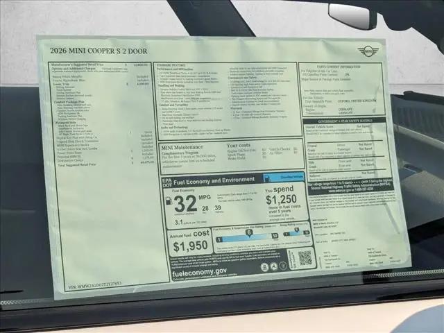 2026 MINI Hardtop Cooper S