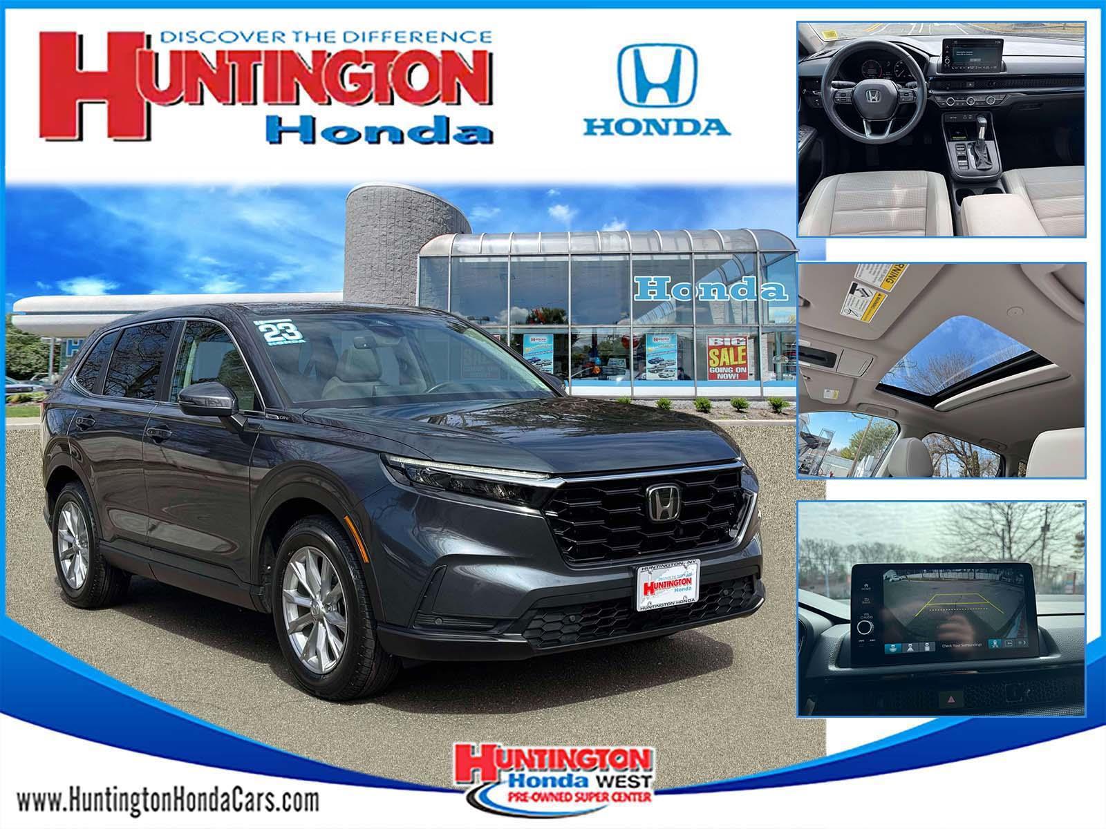 Gray 2023 Honda CR-V EX-L AWD SUV / Crossover All-Wheel Drive Automatic