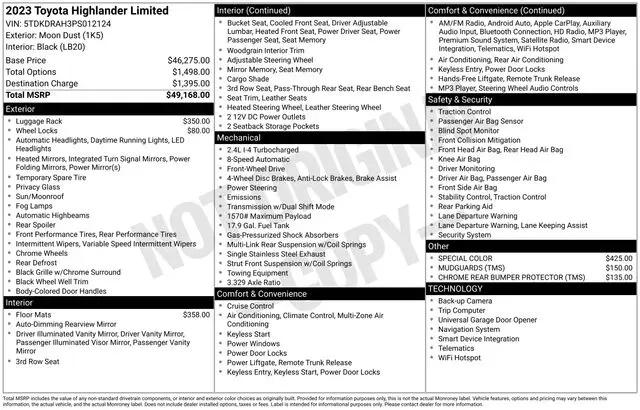 2023 Toyota Highlander Limited