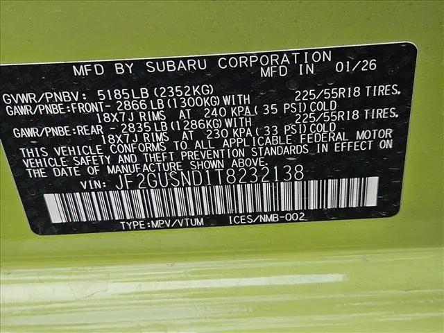 2026 Subaru Crosstrek Limited
