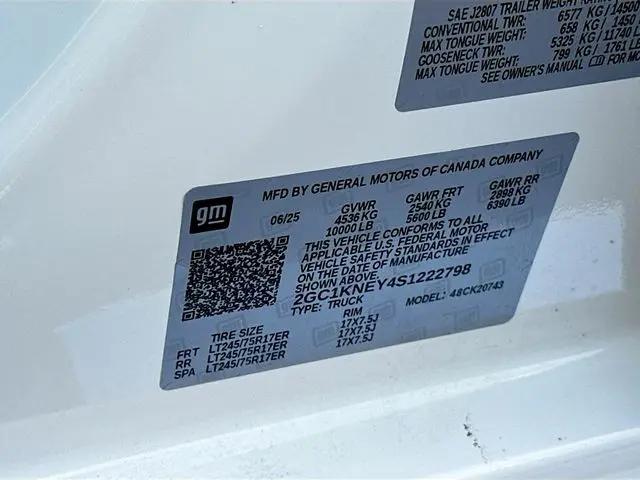 2025 Chevrolet Silverado 2500HD 4WD Crew Cab Standard Bed LT