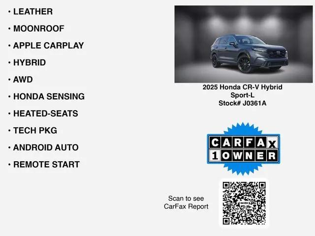 2025 Honda CR-V Hybrid Sport-L