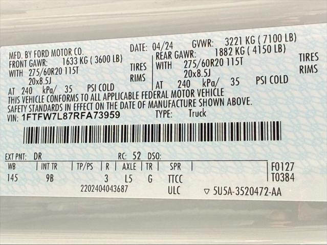 2024 Ford F-150 Platinum