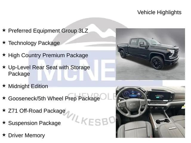 2026 Chevrolet Silverado 2500HD Crew Cab, Standard Bed, High Country, 4WD