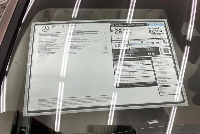 2026 Mercedes-Benz E 350 E 350