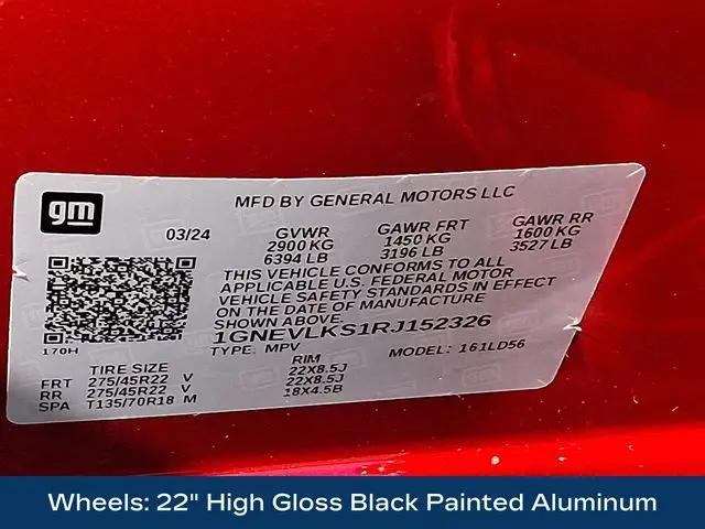 2024 Chevrolet Traverse AWD RS