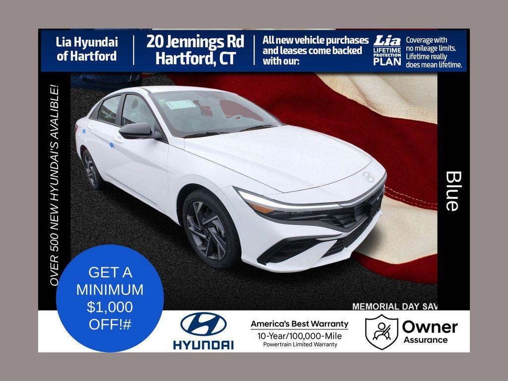 2026 Hyundai Elantra Hybrid Blue