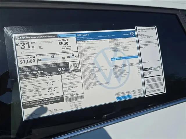 2026 Volkswagen Taos SE