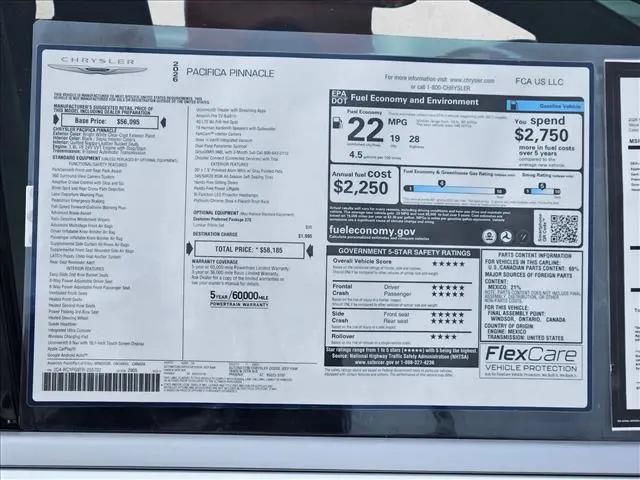2026 Chrysler Pacifica Pinnacle
