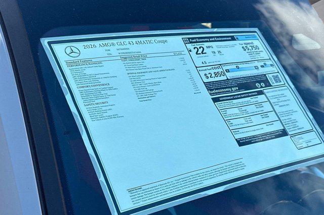 2026 Mercedes-Benz AMG GLC 43 4MATIC