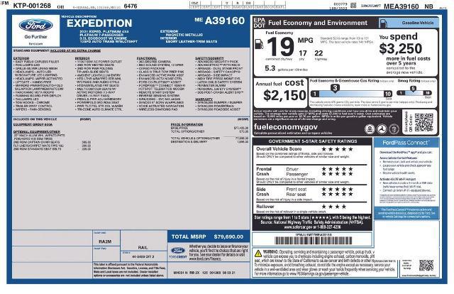 2021 Ford Expedition Platinum