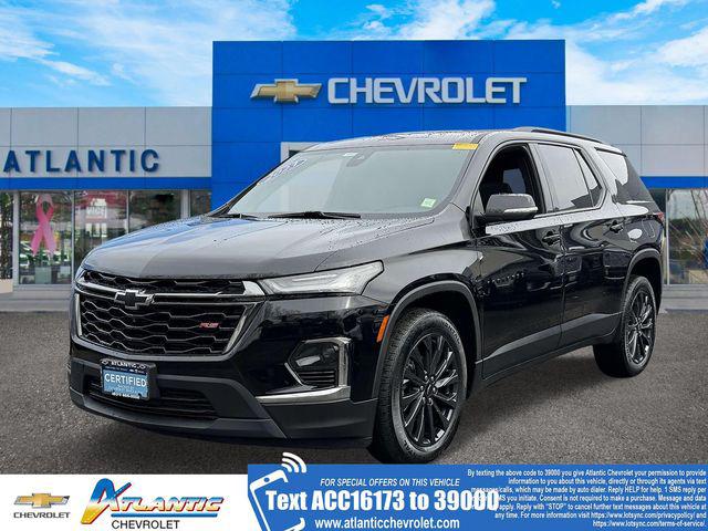 Black Metallic 2023 Chevrolet Traverse RS AWD SUV / Crossover Four-Wheel Drive 9-Speed Automatic