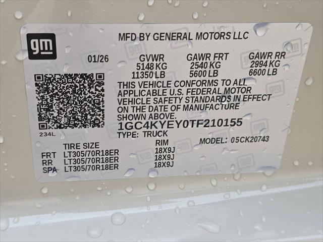2026 Chevrolet Silverado 2500HD Crew Cab, Standard Bed, XR2, 4WD