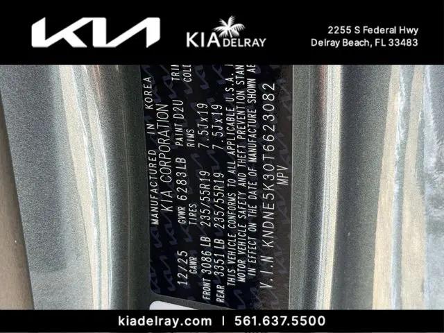 2026 Kia Carnival MPV SX