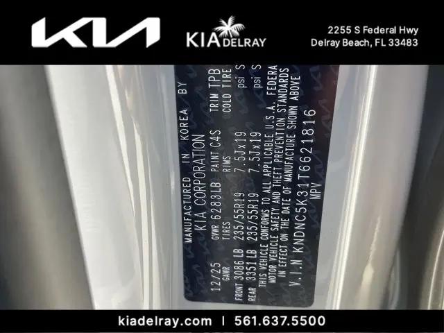 2026 Kia Carnival MPV EX
