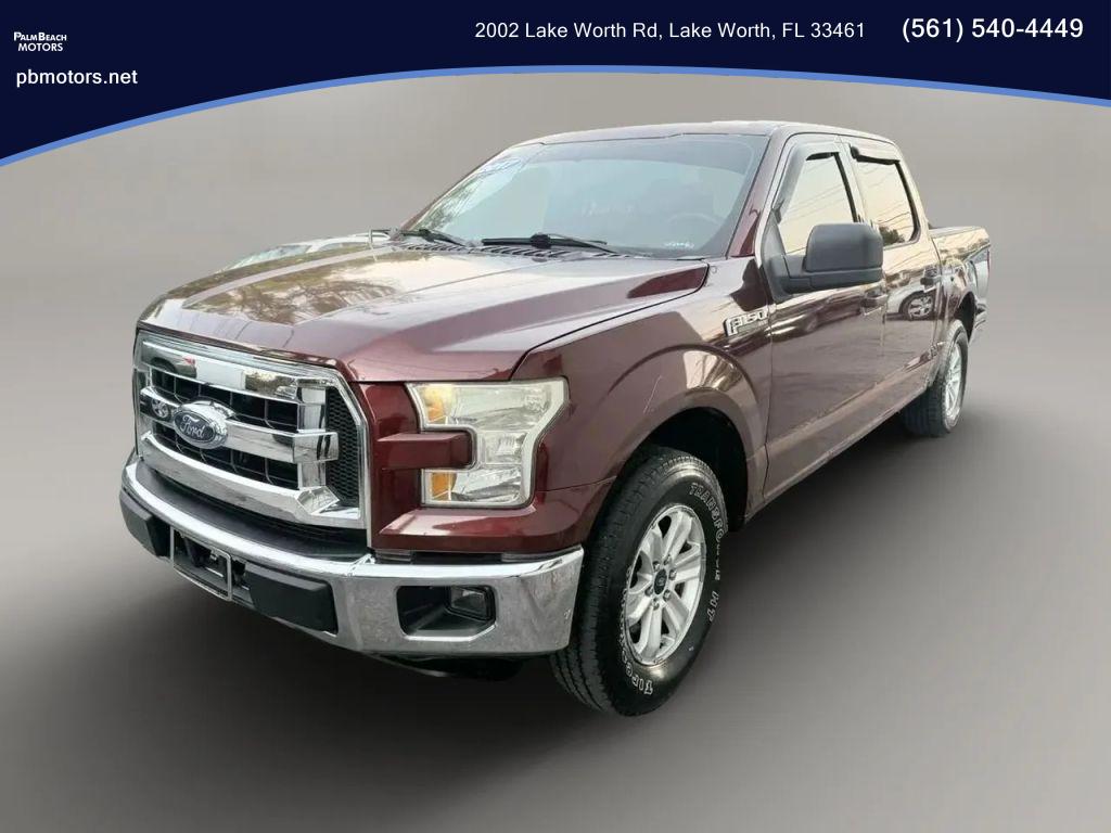 Brown 2017 Ford F-150 Pickup Truck 4X2 6-Speed Automatic
