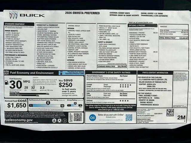 2026 Buick NV Preferred FWD