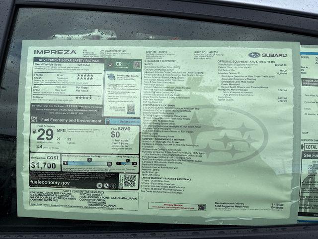 2026 Subaru Impreza Sport