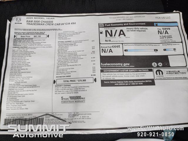2025 Ram 5500 Tradesman/Big Horn