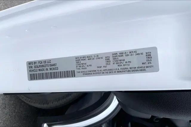 2026 Ram ProMaster Cargo Van Tradesman High Roof 136 WB w/Pass Seat