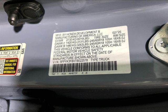 2026 Honda Ridgeline Black Edition