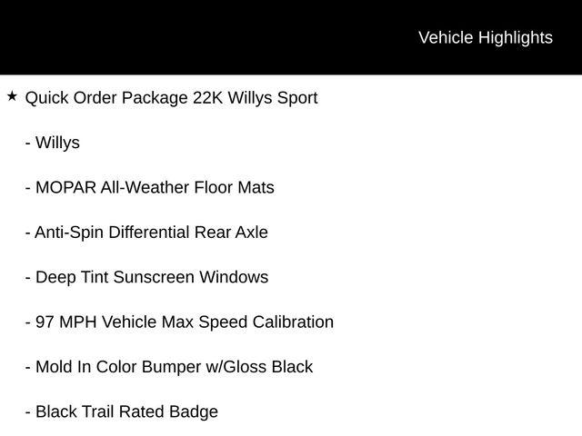 2022 Jeep Wrangler Unlimited Willys Sport 4x4