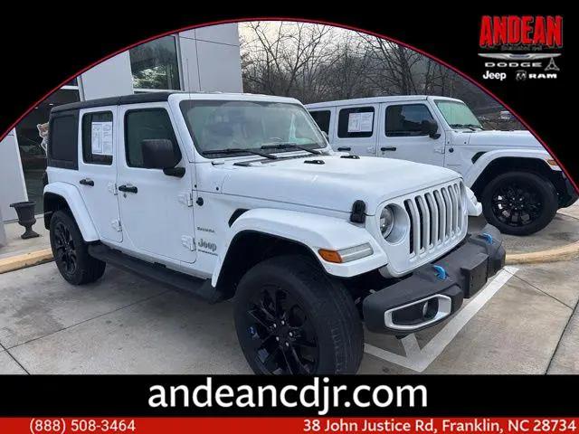 2023 Jeep Wrangler 4xe Sahara 4x4 for sale in Franklin, NC