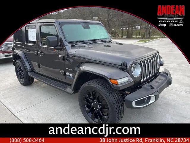 2021 Jeep Wrangler 4xe Unlimited Sahara 4x4 for sale in Franklin, NC