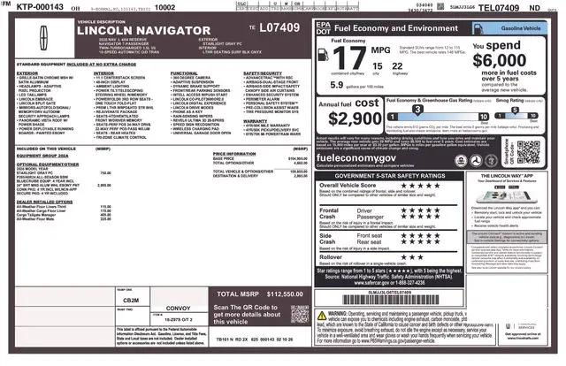 2026 Lincoln Navigator Reserve L