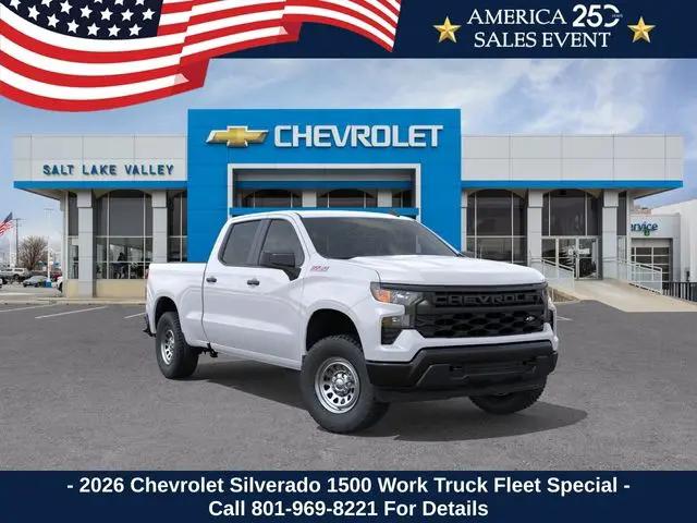 2026 Chevrolet Silverado 1500 4WD Crew Cab Standard Bed WT for sale in West Valley City, UT