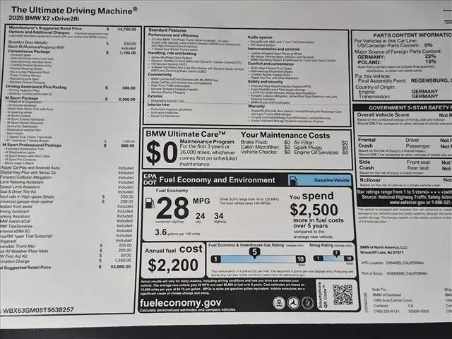 2026 BMW X2 xDrive28i