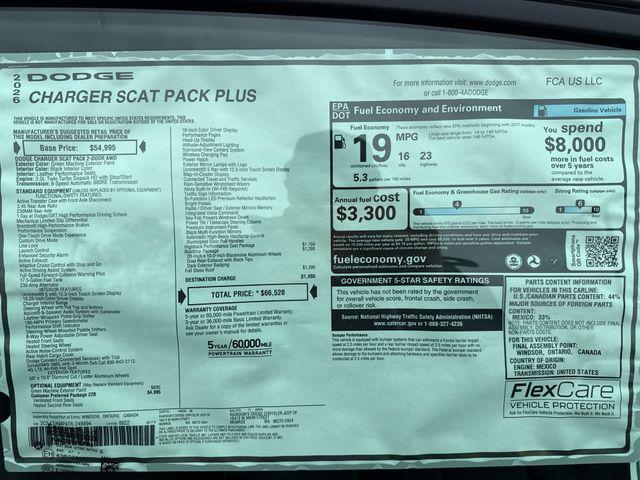 2026 Dodge Charger Scat Pack Plus 2-Door AWD