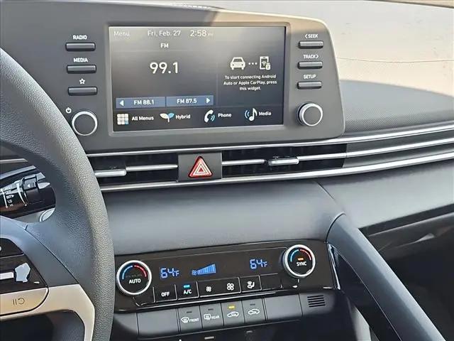 2026 Hyundai Elantra Hybrid Blue