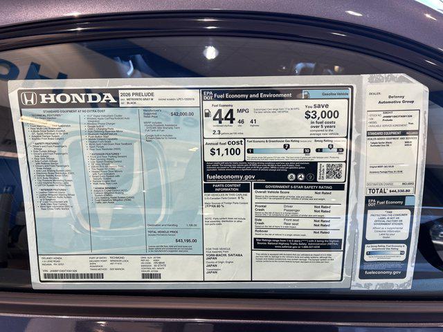 2026 Honda Prelude Coupe