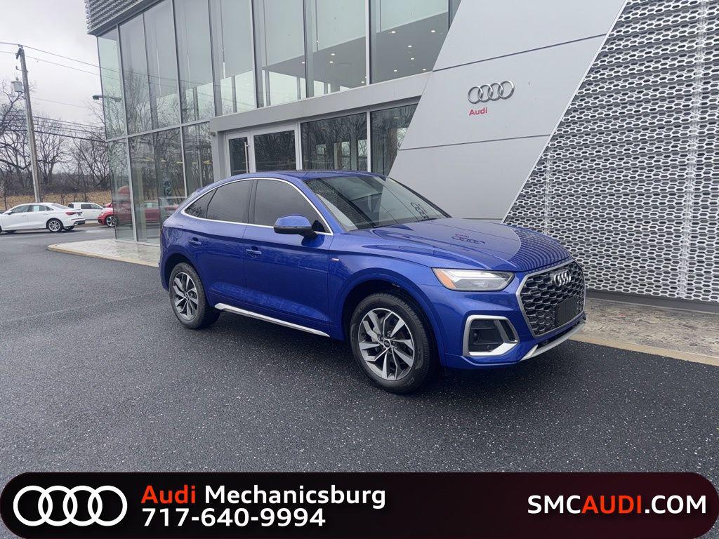 Ultra Blue Metallic 2023 Audi Q5 Sportback quattro Premium S Line 45 TFSI AWD Sedan All-Wheel Drive 7-Speed Automatic