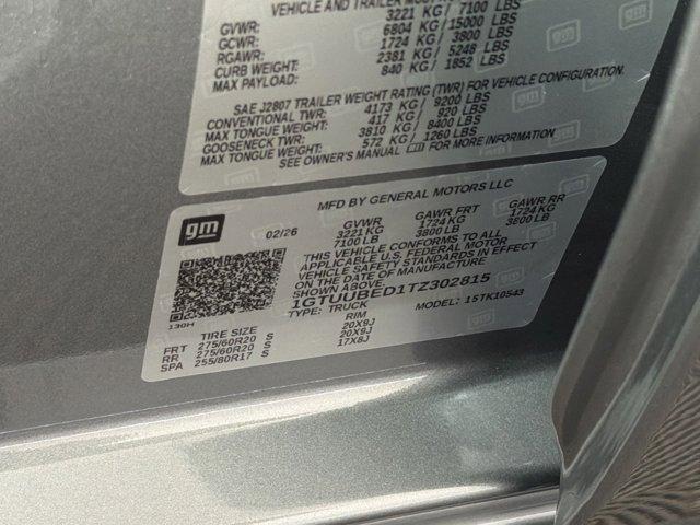 2026 GMC Sierra 1500 Crew Cab, Short Bed, SLE, 4WD
