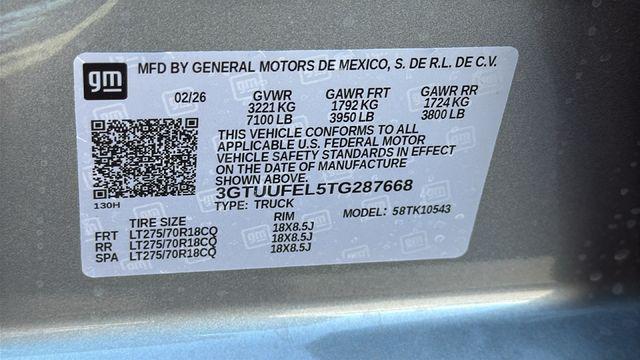 2026 GMC Sierra 1500 Crew Cab, Short Bed, AT4X, 4WD