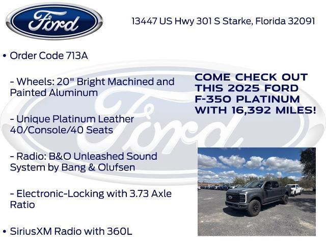 2025 Ford F-350 Platinum