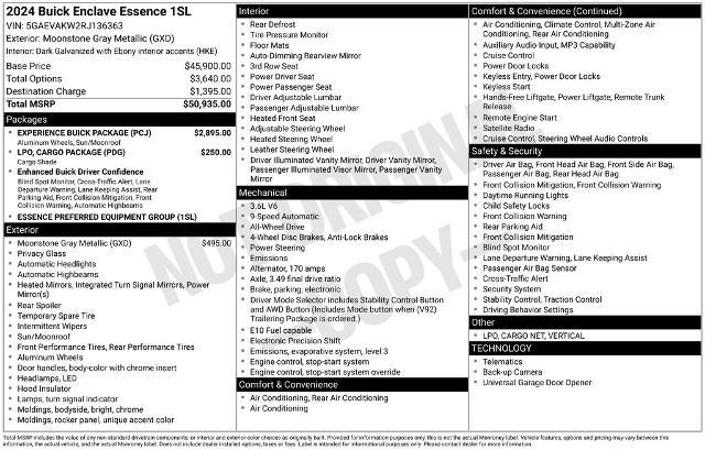 2024 Buick Enclave Essence AWD