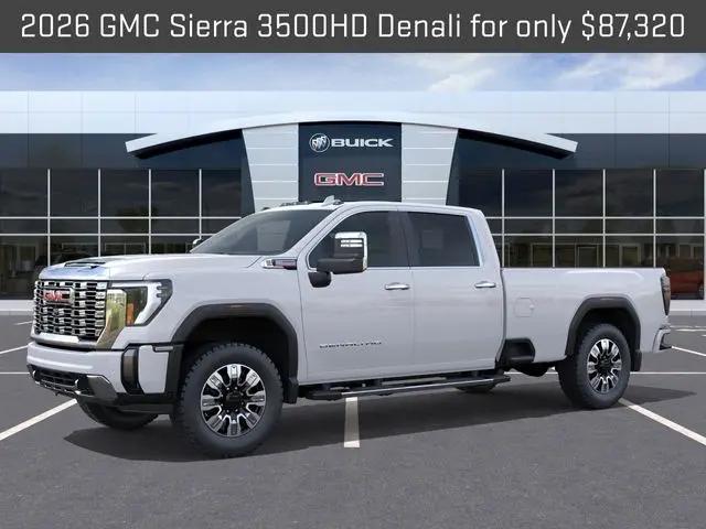2026 GMC Sierra 3500HD Crew Cab, Long Bed, Denali Dual Rear Wheel, 4WD
