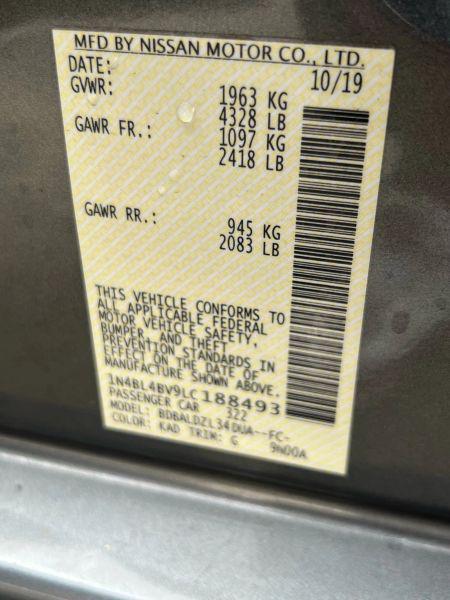 2020 Nissan Altima S FWD