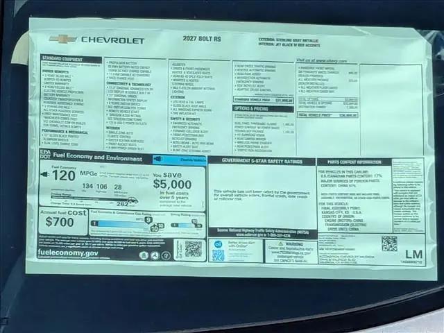 2027 Chevrolet Bolt RS FWD