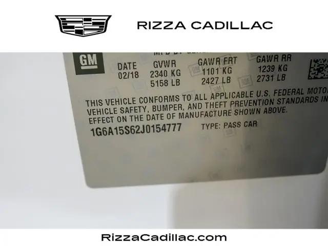 2018 Cadillac CTS-V Standard