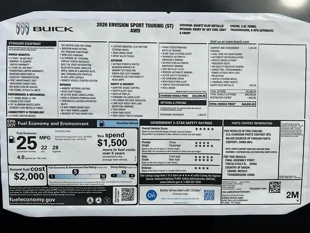2026 Buick Envision Sport Touring AWD