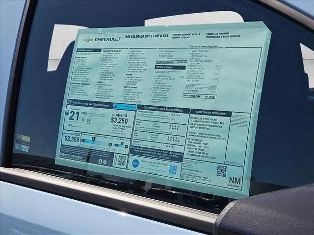 2026 Chevrolet Colorado LT, RWD