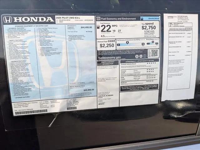 2026 Honda Pilot EX-L