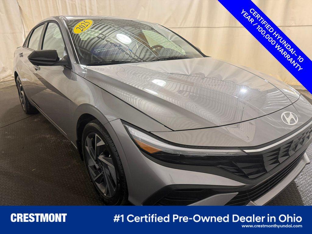 Fluid Metal 2025 Hyundai Elantra SEL Sport FWD Sedan Front-Wheel Drive Automatic