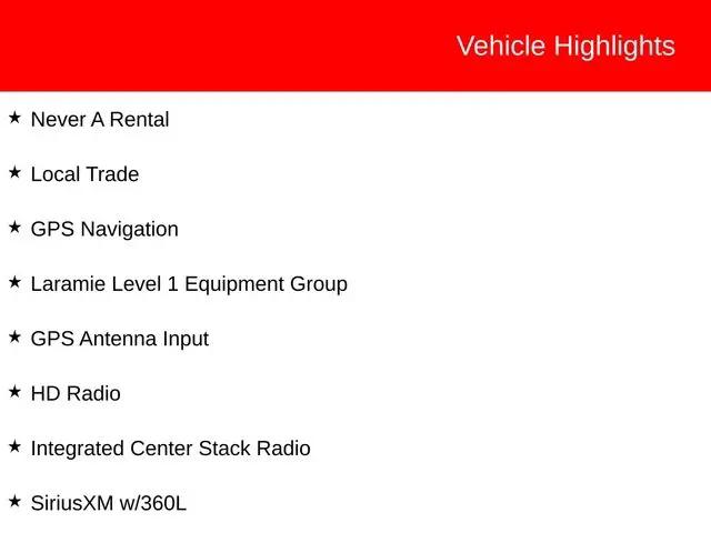 2023 Ram 1500 Laramie Crew Cab 4x4 6'4" Box