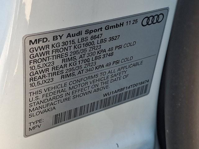 2026 Audi RS Q8 performance quattro tiptronic
